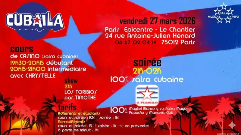 Soirée Cubaila - Salsa cubaine